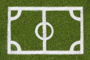 campo de futebol com grama sintética - Sportlink